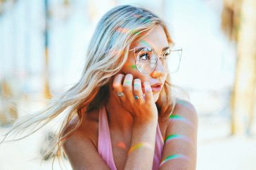 thinking girl